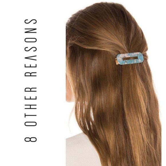 8 Other Reasons Accessories - NWT 8 OTHER REASONS Spice Clip in Blue (Pair)